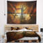 Tapisserie d'arbres de stockage Abstract-28505862
