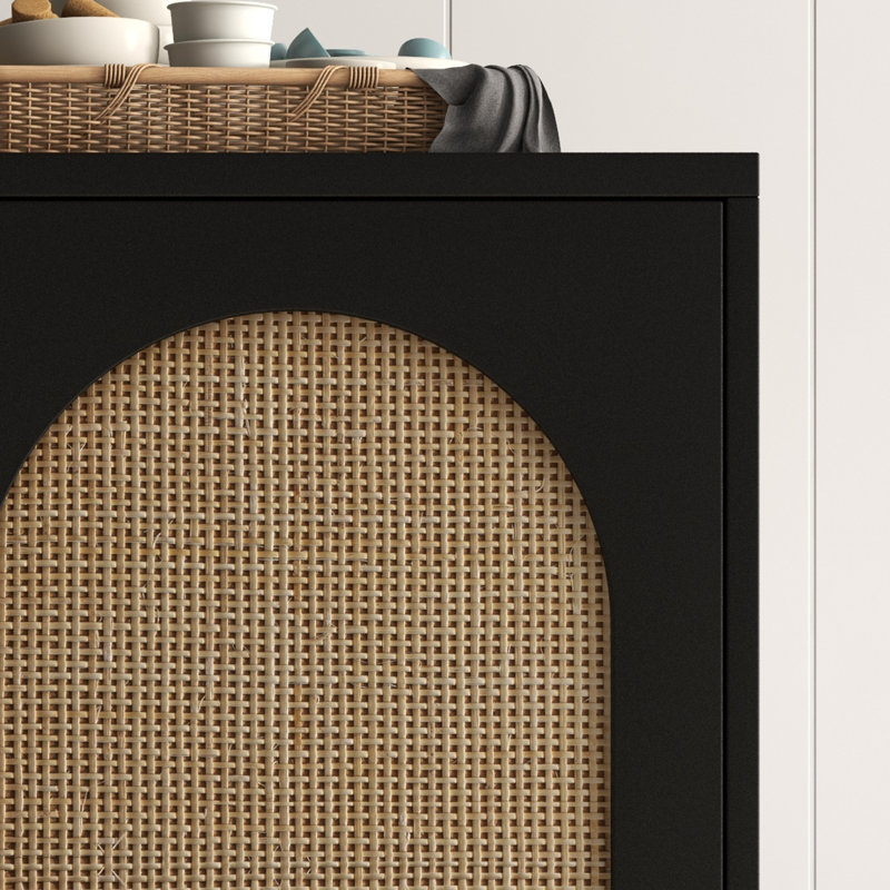 80 cm W Server, Black