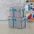 Sterilite 20 Gal Gasket Tote, Stack Storage Latch Lid Bins, Tight Seal Container, Organize Basement