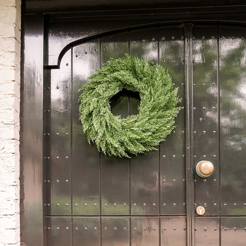 Faux Wreath, 60cm W x 60cm H x 10cm D