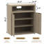 Buffet 29,9 po avec espace de rangement ouvert et 2 tablettes réglables