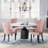 Kirsten 19.75'' H Tufted Velvet Upholstered Side Chair-83868871