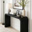 Console, table d'entrée de 59 po, table de style cascade courbée-1894655243