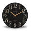 Horloge murale noire Farmhouse