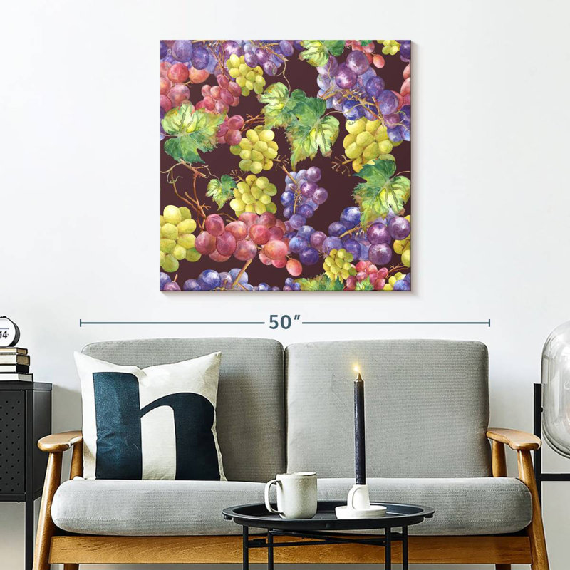 Yarlin Grapes, 30" H x 30" W