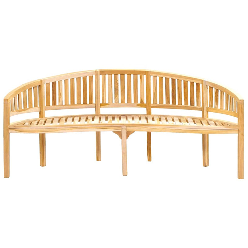Banc de jardin en teck naturel