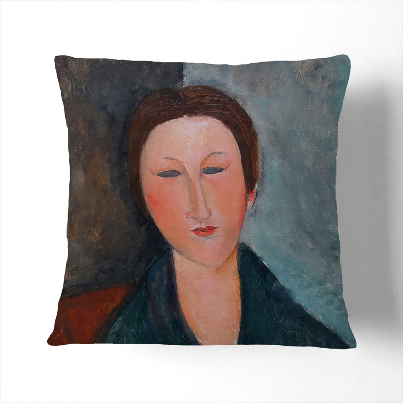 Mademoiselle Marthe Square Throw Cushion, 40cm H x 40cm W x 15cm D