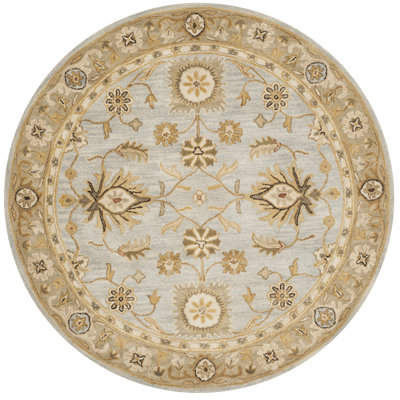 Antiquity Hand-Tufted Light Blue / Sage Area Rug