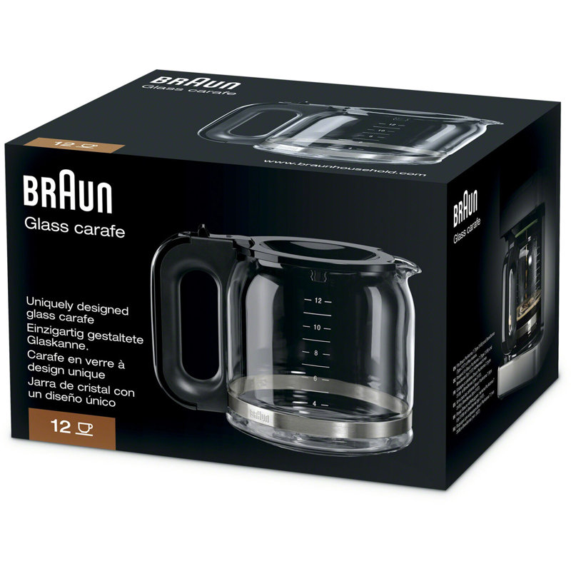 Braun 12 Cup Glass Flavor Carafe for BrewSense Drip Coffee Maker