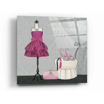 'Dress Fitting Boutique Sq II' by Marco Fabiano, Acrylic Glass Wall Art