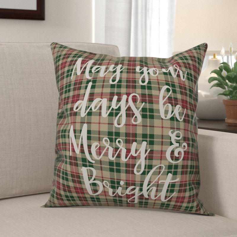  Coussin May Tartan, Housse de coussin