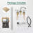 Widespread 2-handle Bathroom Faucet with Drain Assembly-46773496
