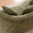 Modern Foam Sofas, Crescent Shape Design, Green Chenille Sofa For Home Setup
