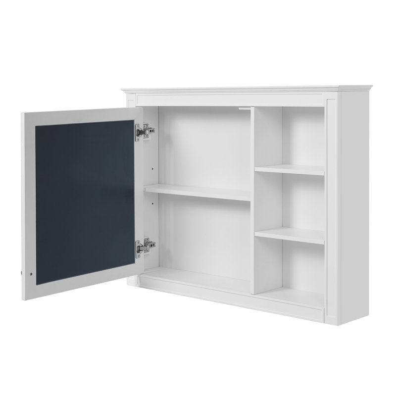 Armoire à pharmacie moderne avec miroir, fabrication en MDF, idéale pour les salles de bain