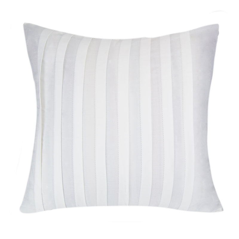 Your Lifestyle by Donna Sharp White Pleated Decorative Throw Pillow, White