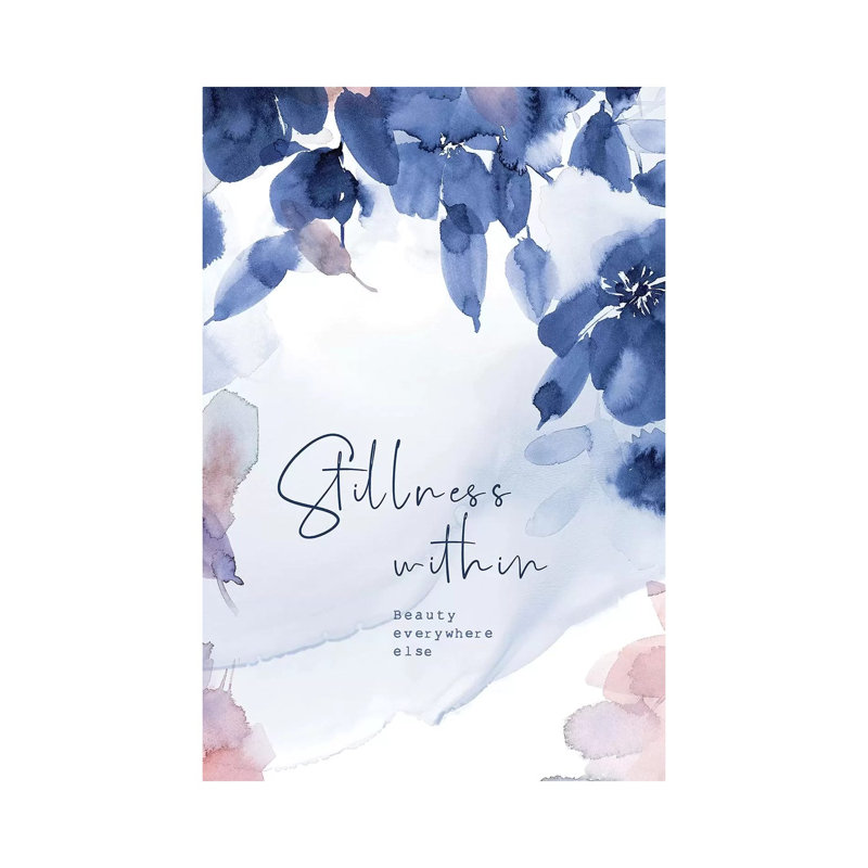 Stillness Within by Stephanie Ryan - Print on Canvas, 30.48cm H x 20.32cm W x 1.91cm D, Wrapped Canvas