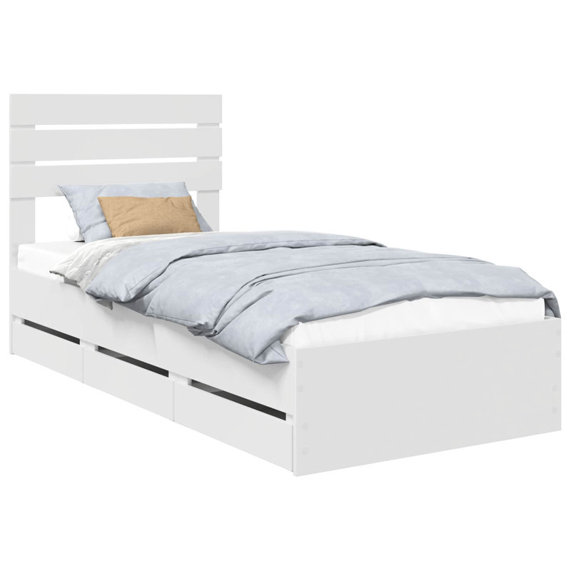 Bed, Small Single (2'6), White