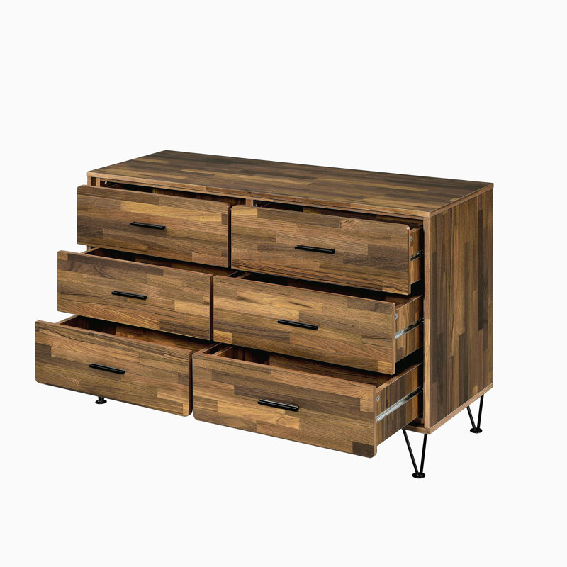 Commode 6 tiroirs Noyer