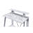 Antique White& Black Finish Writing Desk-139407509