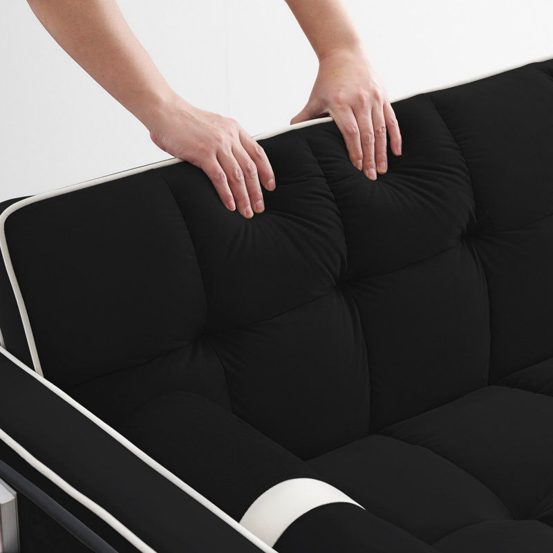 Hokku Designs Modern Convertible Sofa with Pull Out Bed - Wayfair Canada