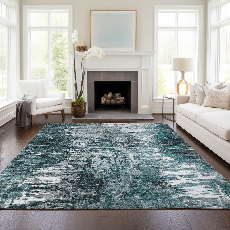 Tapis intérieur / extérieur Karsyn, Rectangle 5 pi x 7 pi 6 po
