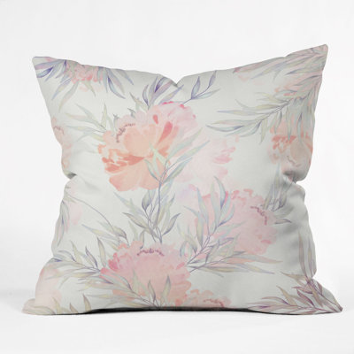 Floral Throw Pillow