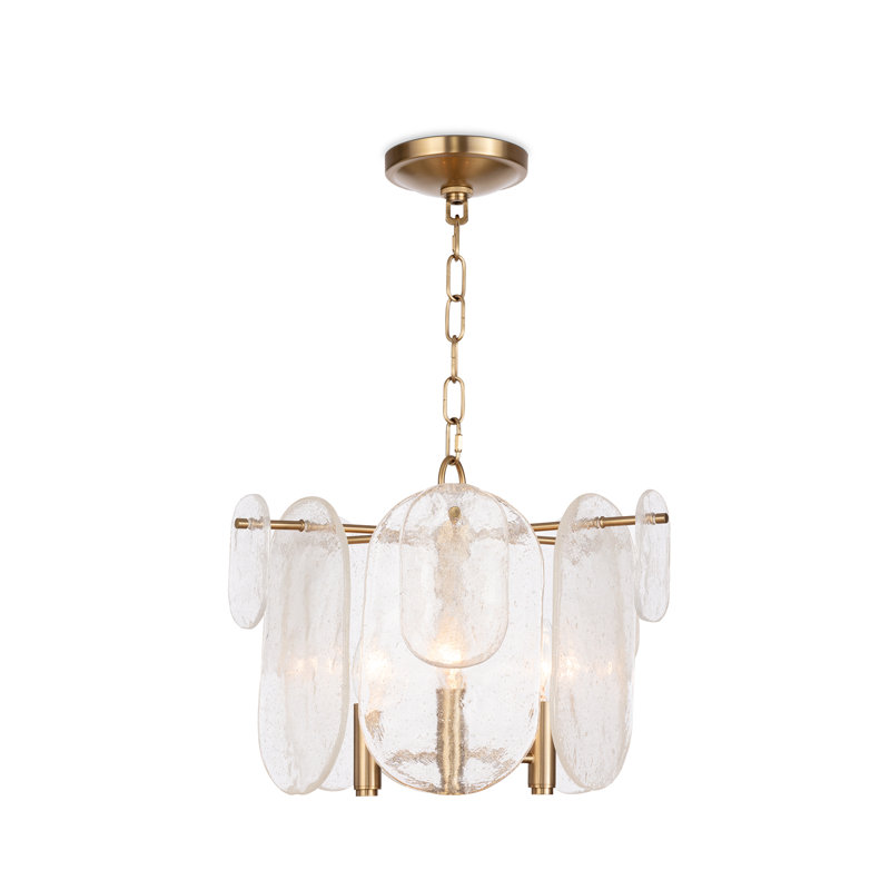 Echo 3 - Light Pendant, Natural Brass