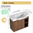 28'' Wall-Mounted Single Bathroom Vanity With Ceramic Vanity Top