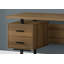 Bureau d'ordinateur à configuration à gauche ou à droite avec tiroirs de rangement pour le bureau personnel Jazarian-126264789-126264793-126264795