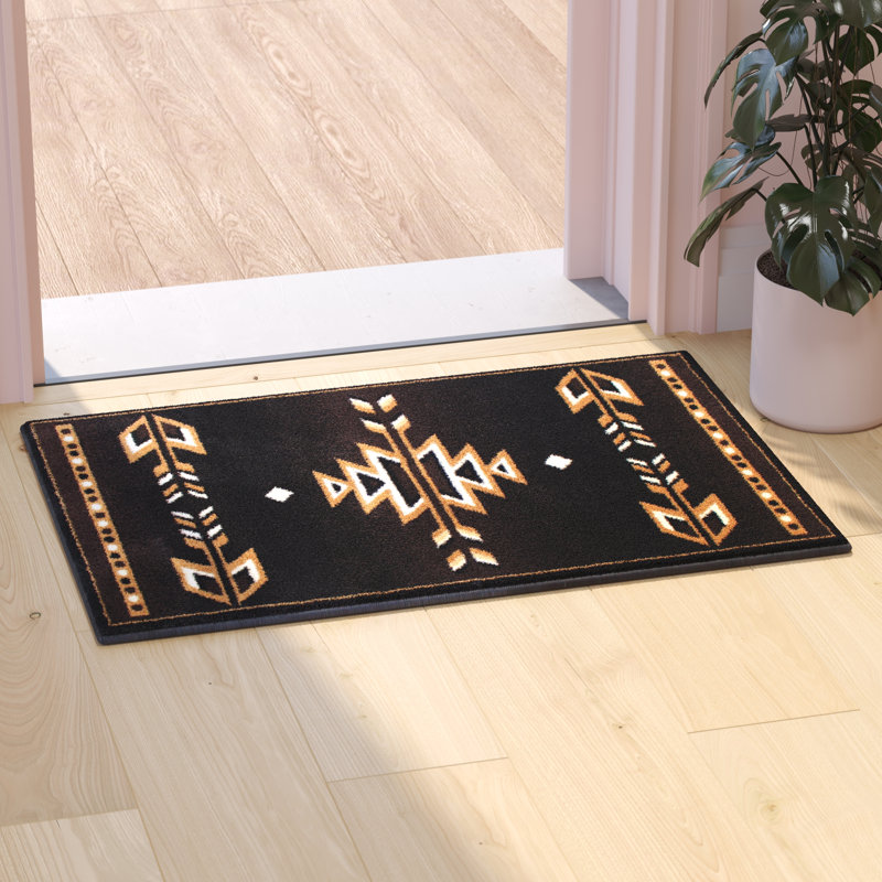Byong Southwestern Style Area Rug, Rectangle 2' x 3'