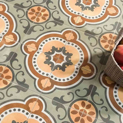 Bondi Puebla 24" x 24" Porcelain Spanish / Moroccan Wall & Floor Tile