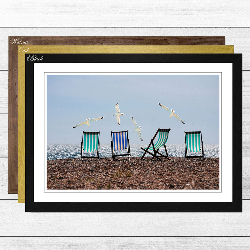 Single Picture Frame Print, Black