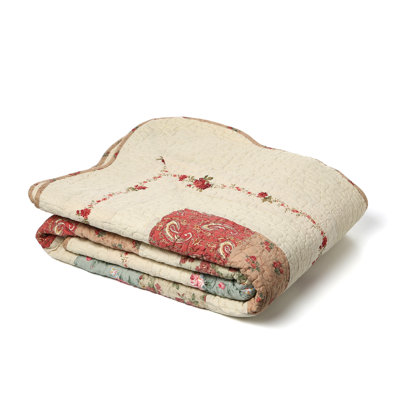 Traditional Cotton Floral Quilt