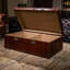 Table basse en similicuir