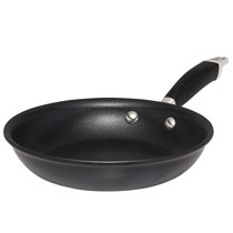 Fingerhut - Anolon Advanced Pewter 10 and 12 Nonstick Hard Anodized  Aluminum French Skillets Set