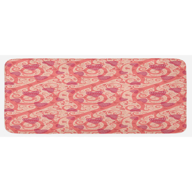 Tapis de cuisine romantique