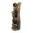Decorative 3-Tier Tree Trunk Fountain with 3 LED Lights - 12.4" x 11.6" x 37.8" - Brown