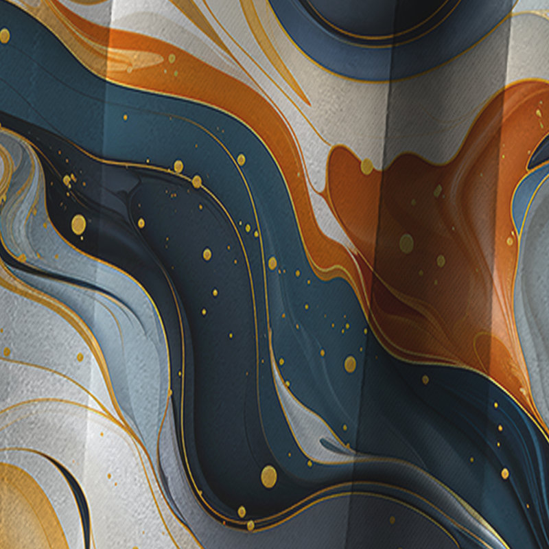 Rideau occultant en marbre rétro Revival Marble II - 1 panneau, L 52 po x L 90 po