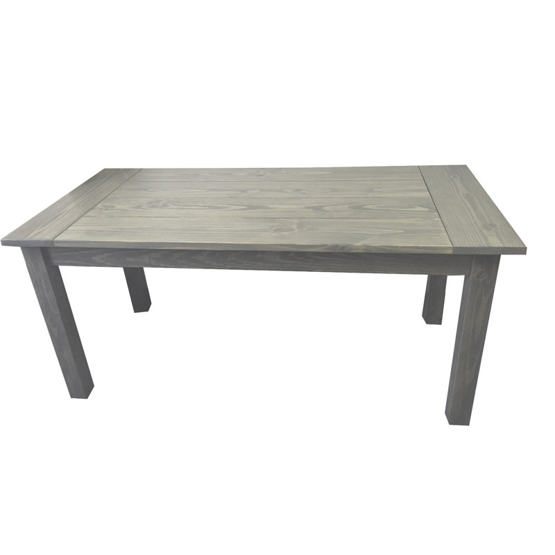 Table de salle à manger en bois massif Ariana, 30" H x 66" L x 34" W