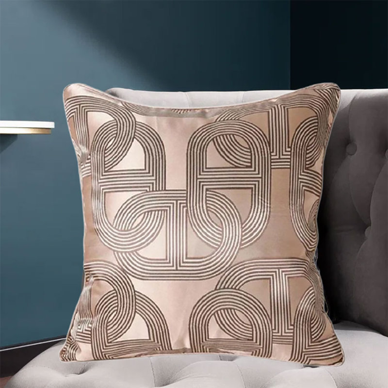 Housse de coussin intérieur / extérieur à carreaux