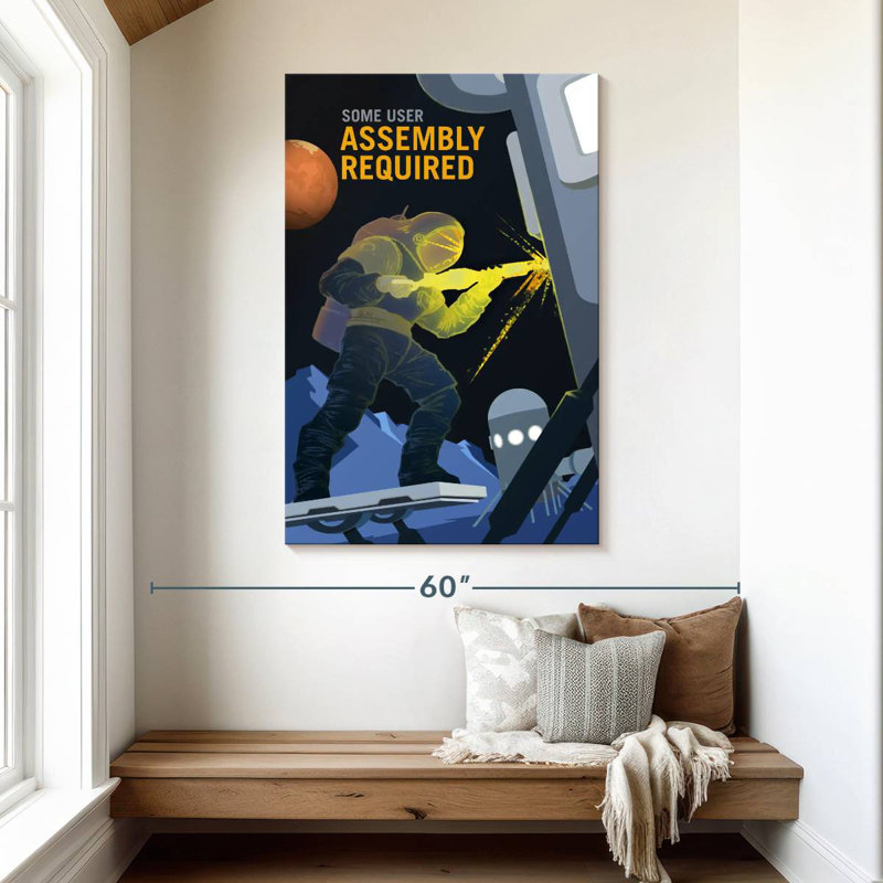 Oberle Mars Explorers Wanted Poster I, 48" H x 32" W