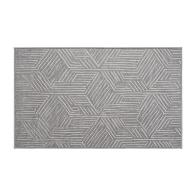 Machine Washable Gray Area Rug