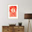 «Galya Palms At Sunset» par Treechild, impression sur bois encadrée-100477594-100477596