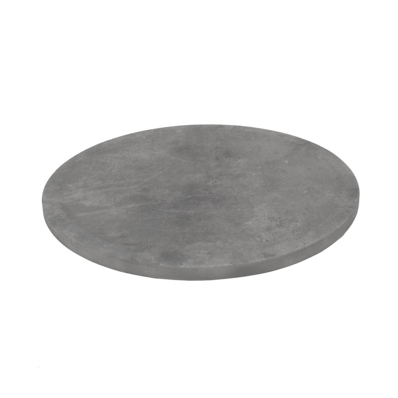 Plateau de table rond en résine 30 po, couleur ciment, 30 po