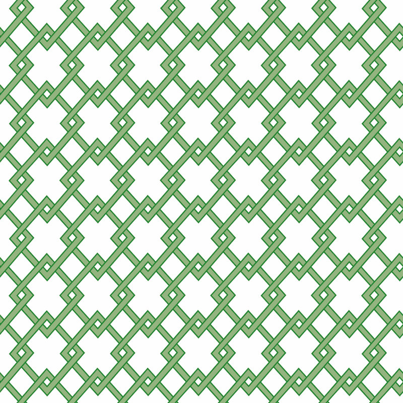 Bound Geometric Wallpaper Roll, Verde