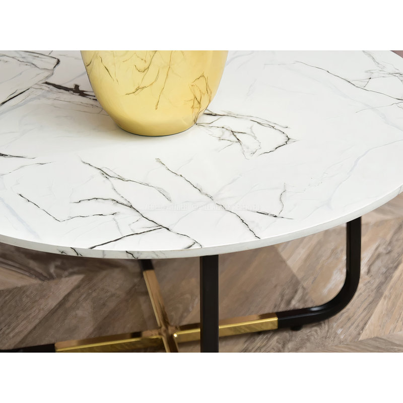 Ahlaysia Abstract Coffee Table, 31cm H x 80cm L x 80cm D.