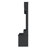Modern Black Hall Tree With Metal Hooks, Shoe Storage Cubbies, And Multi-functional Entryway Coat Rack