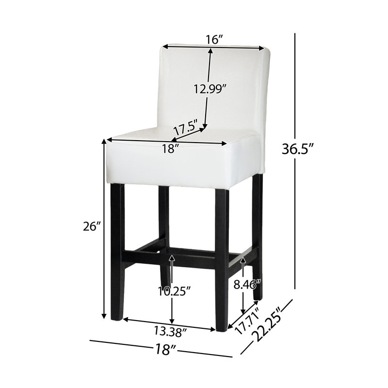 Tabouret Ingleside, Tabouret de comptoir (assise de 26 po de hauteur), Ivoire