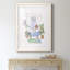 «Sketchy Bath III» - peinture encadrée-1965438914-1965438915
