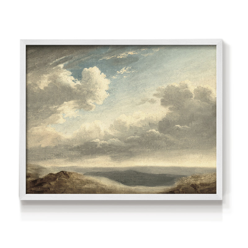 Paysages rétro-XXI-impression encadrée, Blanc, H 16 po x l 20 po